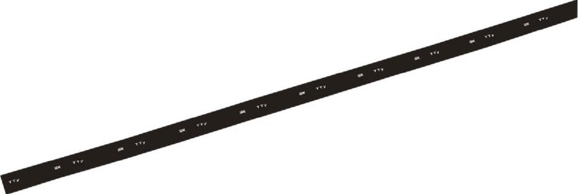 Термоусаживаемая трубка IEK ТТУ нг-LS 25/12.5 черн. 1м  UDRS-D25-1-K02