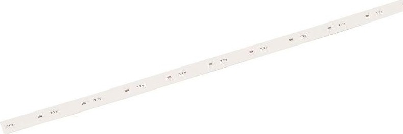 Термоусаживаемая трубка IEK ТТУ нг-LS 10/5 бел. 1м  UDRS-D10-1-K01