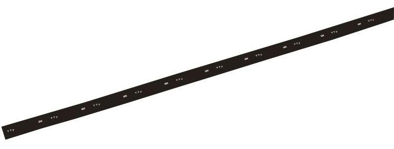 Термоусаживаемая трубка IEK ТТУ нг-LS 35/17.5 черн. 1м  UDRS-D35-1-K02
