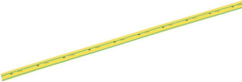 Термоусаживаемая трубка IEK ТТУ нг-LS 40/20 желт./зел. 1м  UDRS-D40-1-K52