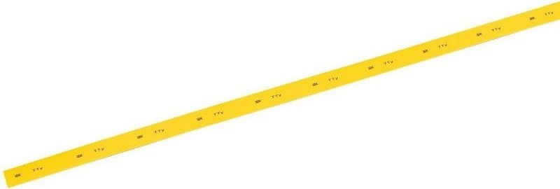 Термоусаживаемая трубка IEK ТТУ нг-LS 25/12.5 желт. 1м  UDRS-D25-1-K05