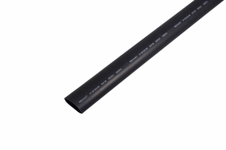 Термоусаживаемая трубка REXANT 26-0024 СТТК (3:1) двустен клеевая 24,0/8,0мм, уп.5шт по1м