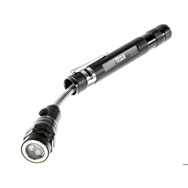 Фонарь телескопический TESLA TFL, телескопический корпус, магнит - изображение 2