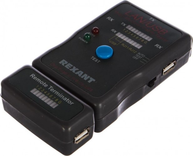 Тестер кабельный REXANT R-251454 универсальный 12-1011