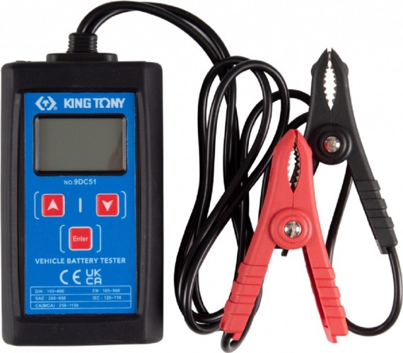Тестер KING TONY 9DC51 аккумулятора автомобиля