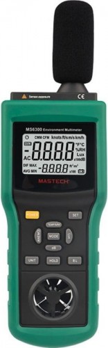Тестер окружающей среды MASTECH MS6300 многофункциональный 13-1250 - изображение 2