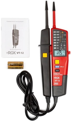 Тестер RGK VT-12 + поверка 779616 - изображение 4