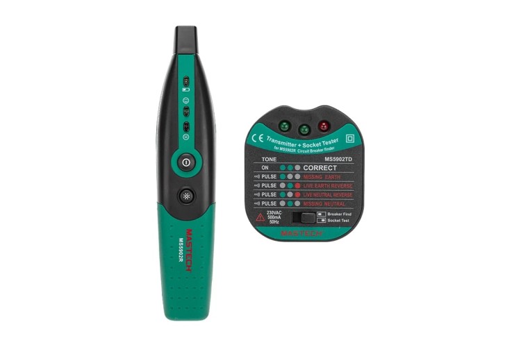Тестер розеток MASTECH 13-1262 детектор автоматов MS5902RTD