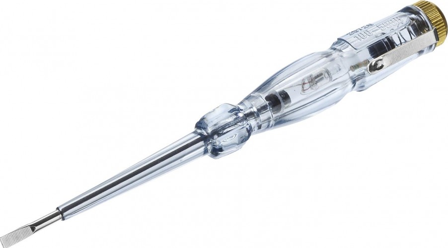 Тестер ЗУБР ЭКСПЕРТ пробник электрический, на карточке, 100-500в, 145м 25720