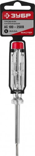 Тестер ЗУБР ЭКСПЕРТ пробник электрический, на подвеске, 100-250в, 140м 25725 - изображение 3