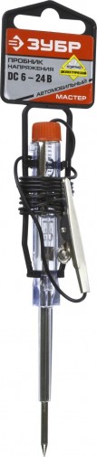 Тестер ЗУБР МАСТЕР пробник для автопроводки, пластик. клипса, на подв 25745 - изображение 2