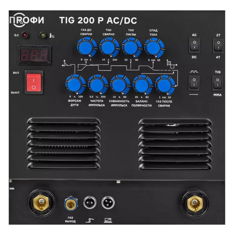 Сварочный аппарат ПТК ПРОФИ TIG 200 P AC/DC (НАКС) - изображение 3