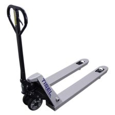 Тележка гидравлическая TISEL T35-25 PU/PU 3500kg-200mm-2500х540mm - изображение 5