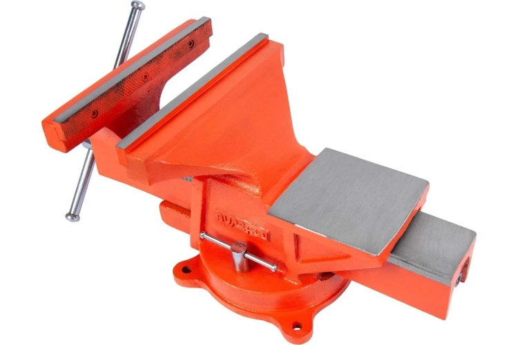 Тиски AV Steel AV-940010 слесарные поворотные, 250 мм - изображение 5