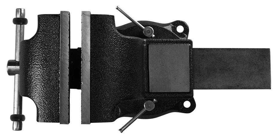 Тиски BERGER BG1339 чугунные поворотные с трубным зажимом и наковальне - изображение 2