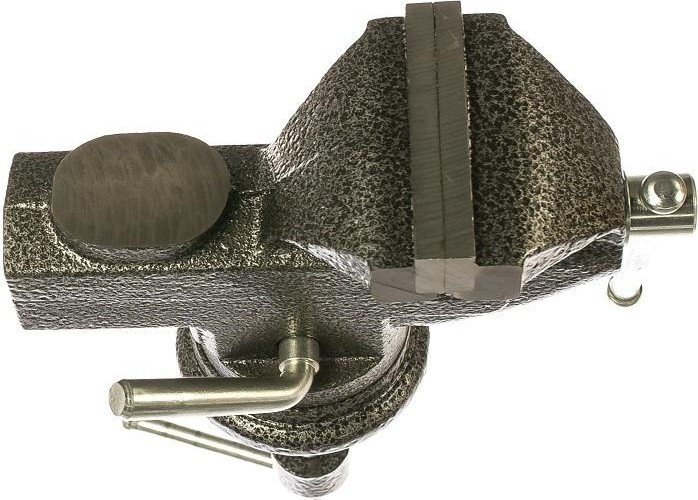 Тиски Biber Профи 85887 настольные, поворотные с наковальней 65мм тов-125013 - изображение 3