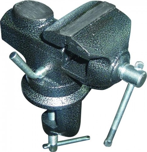 Тиски Biber Профи 85887 настольные, поворотные с наковальней 65мм тов-125013 - изображение 2