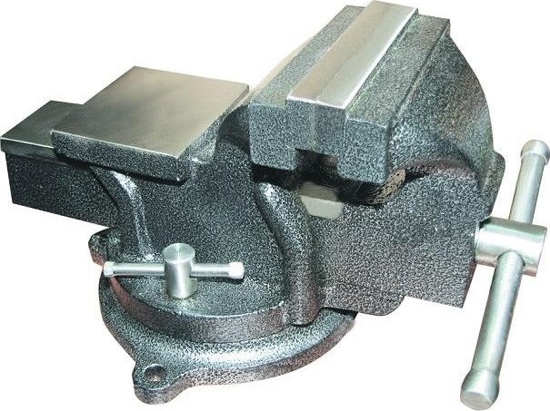 Тиски Biber Профи 85891 слесарные, поворотные 100мм тов-090575