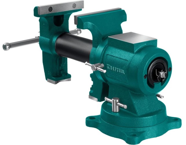 Тиски KRAFTOOL 3D Multi-Purpose 125 мм, чугунные слесарные  32706-125 - изображение 2