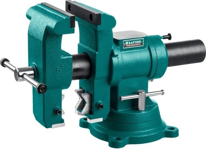 Тиски KRAFTOOL 3D-STEEL 32704-150 стальные 150 мм 32704-150
