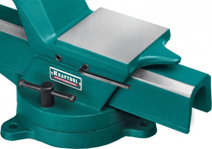 Тиски KRAFTOOL FORGE-130/150 с регулировкой компенсации люфта 32700-150 - изображение 2