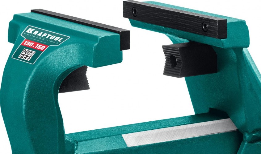 Тиски KRAFTOOL FORGE-130/150 с регулировкой компенсации люфта 32700-150 - изображение 3