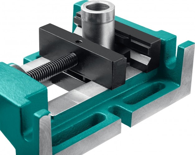 Тиски KRAFTOOL станочные 100 мм трехсторонние, сверлильные 32716-100 - изображение 4