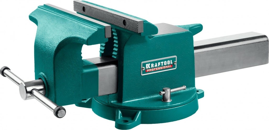 Тиски KRAFTOOL STEEL 32701-125 стальные 125 мм 32701-125