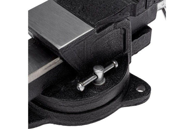 Тиски Kranz KR-12-5101 слесарные 100мм, поворотные, с наковальней - изображение 5