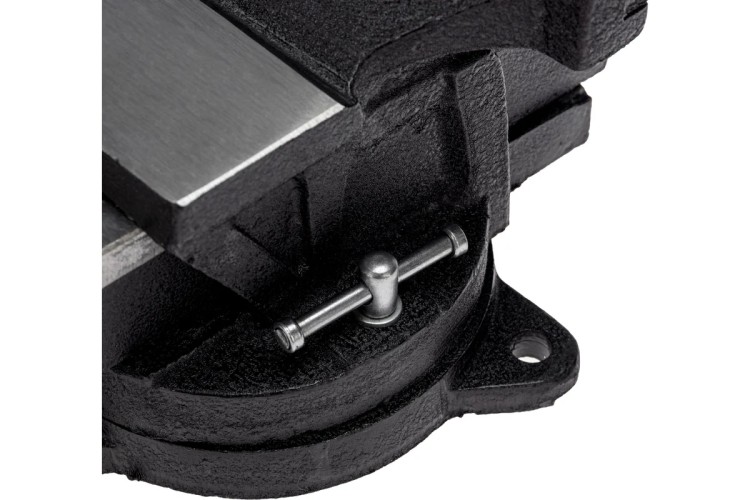 Тиски Kranz KR-12-5102 слесарные 150мм, поворотные, с наковальней - изображение 5