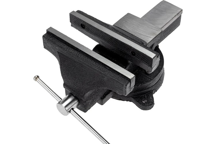 Тиски Kranz KR-12-5103 слесарные 200мм, поворотные, с наковальней - изображение 4