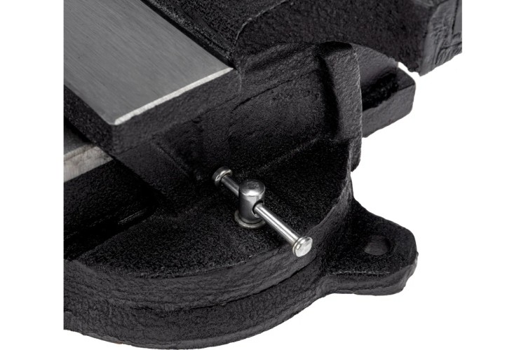 Тиски Kranz KR-12-5103 слесарные 200мм, поворотные, с наковальней - изображение 5