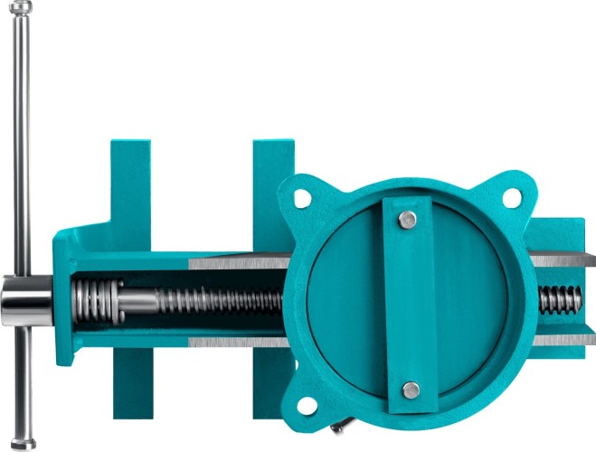 Тиски Сибин 3244-100 100 мм, стальные слесарные - изображение 2