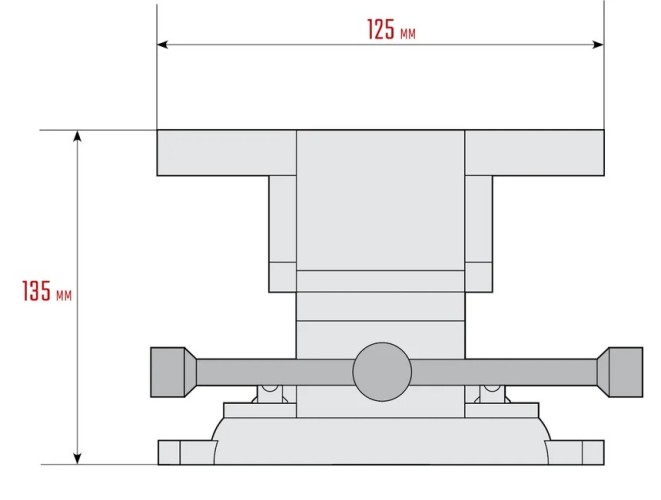 Тиски Сибин 3244-125 125 мм, стальные слесарные - изображение 4