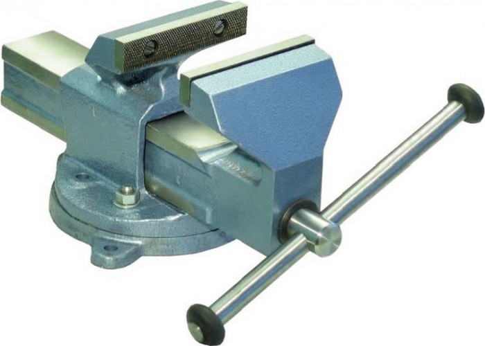 Тиски слесарные Глазов ТСМ-200 поворотные, чугун ТСМ-200