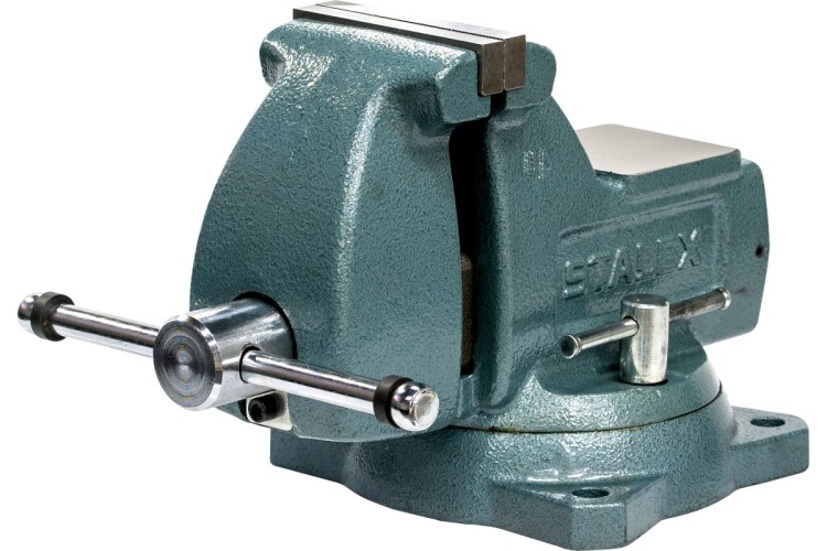 Тиски слесарные STALEX "Гиппо", 127х133 мм 360°,23 кг. 7405