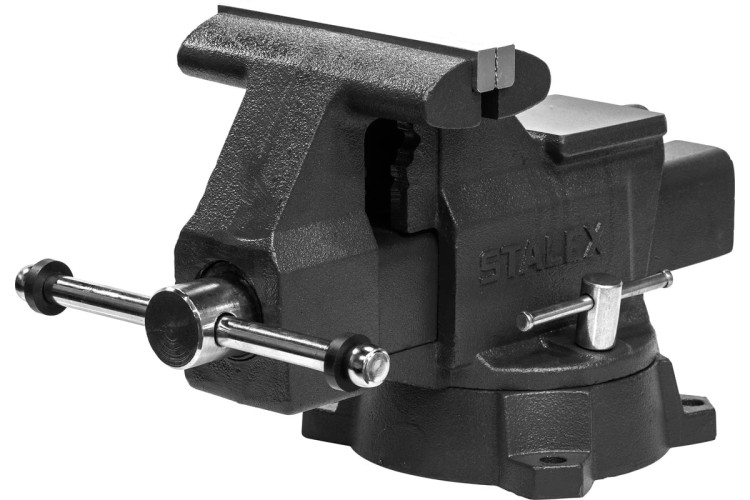 Тиски слесарные STALEX "Кайман", 165х150 мм. 210°, 17,1 кг. D60 - изображение 3