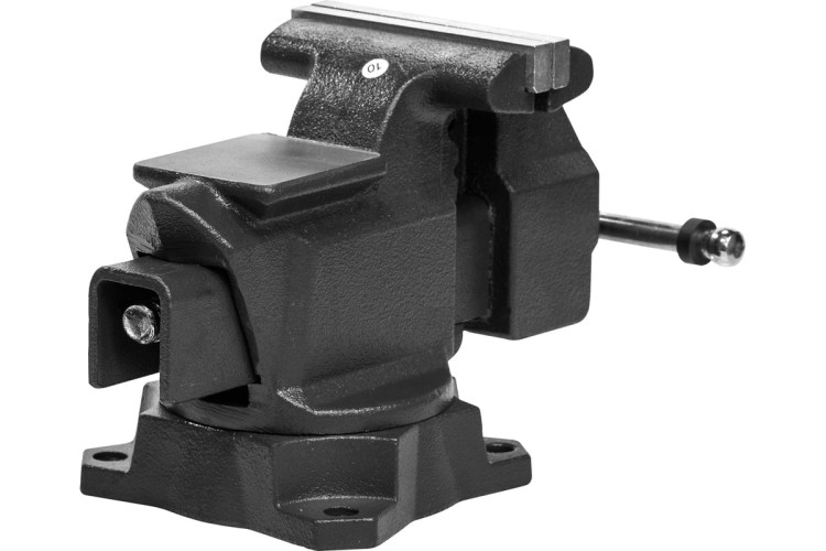 Тиски слесарные STALEX "Кайман", 114х100 мм 210°, 7,9 кг. D40 - изображение 2