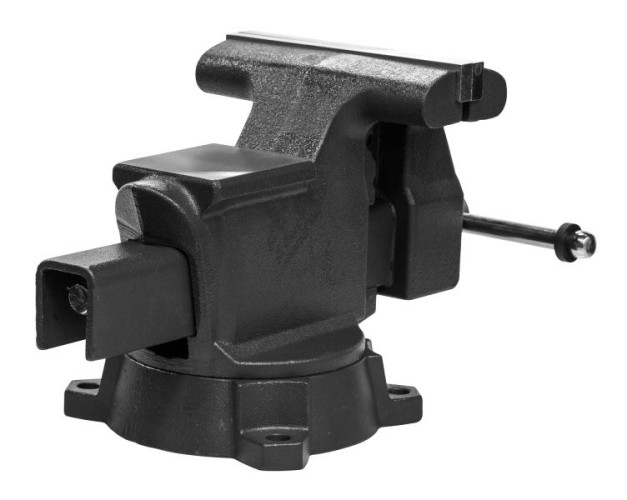 Тиски слесарные STALEX "Кайман", 139х125 мм 210°, 12,0 кг. D50 - изображение 2