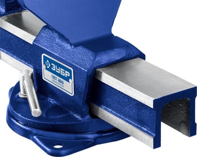 Тиски слесарные ЗУБР "ЭКСПЕРТ" 140 мм 32608-140 32608-140_z01 - изображение 3