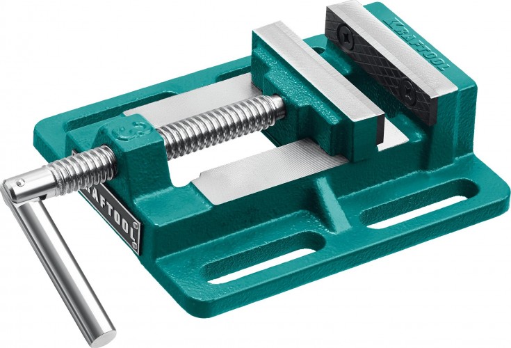 Тиски станочные KRAFTOOL 32715-75 сверлильные 75 мм