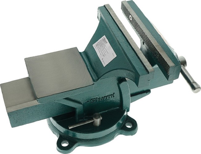 Тиски Sturm 1075-01-200 слесарные 200мм, поворотные усиленные - изображение 3