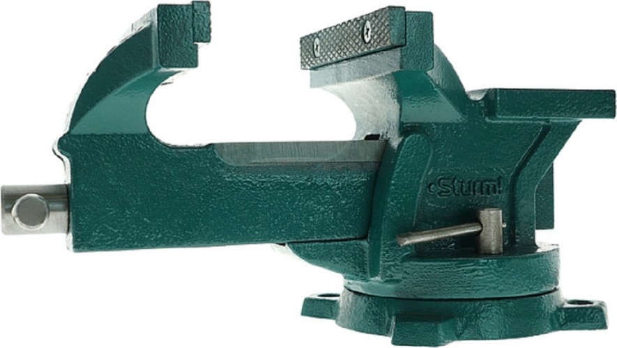 Тиски Sturm 1075-01-200 слесарные 200мм, поворотные усиленные - изображение 2
