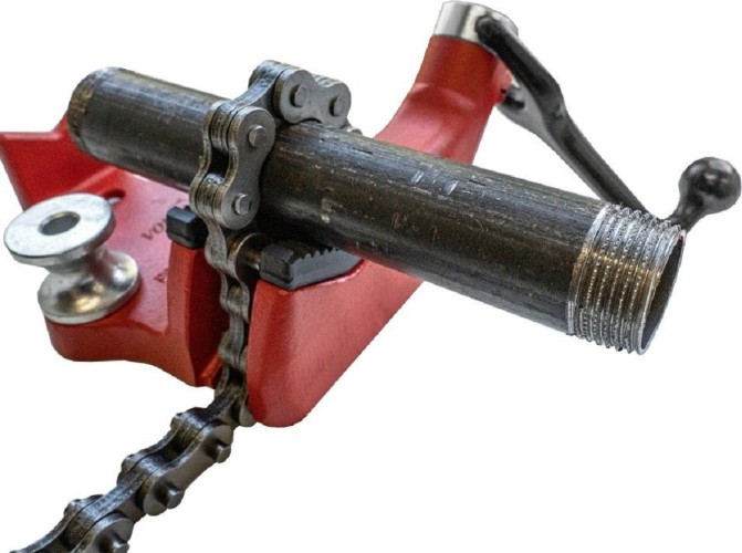 Тиски трубные VOLL CPV212 цепные до 2.1/2"- 10-76мм 5.11250 - изображение 3
