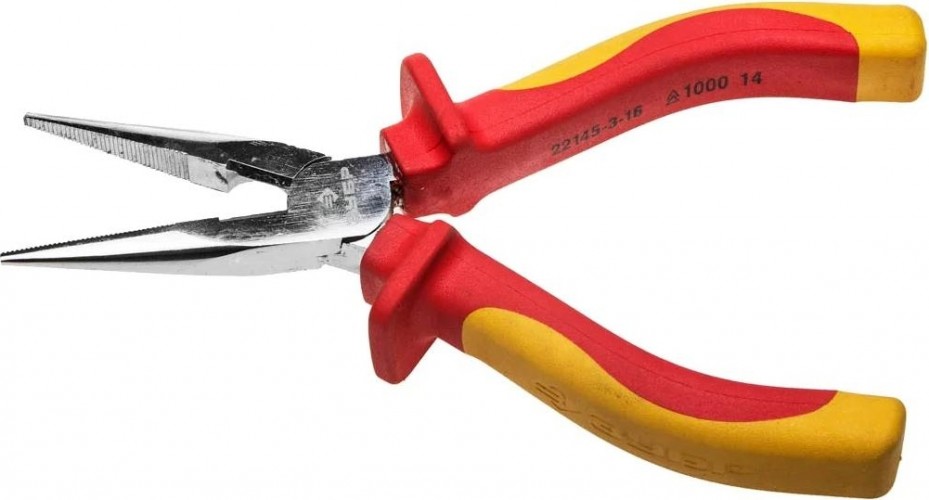 Тонкогубцы диэлектрические ЗУБР "ПРОФИЭЛЕКТРИК" 160 мм 22145-3-16 22145-3-16 - изображение 2