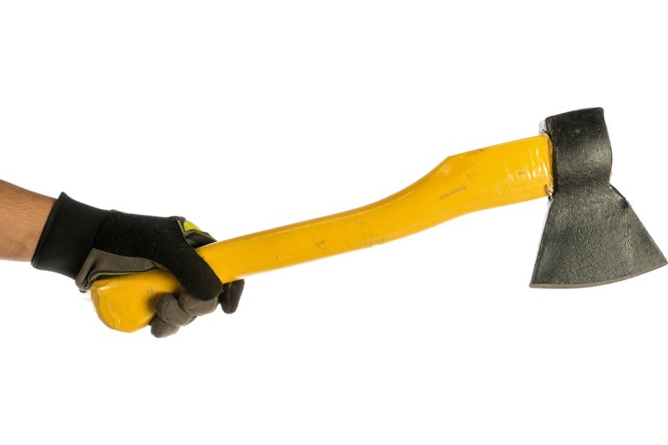 Топор 1350/1600 г кованный, в сборе, деревянное 500 мм 21846 - изображение 5