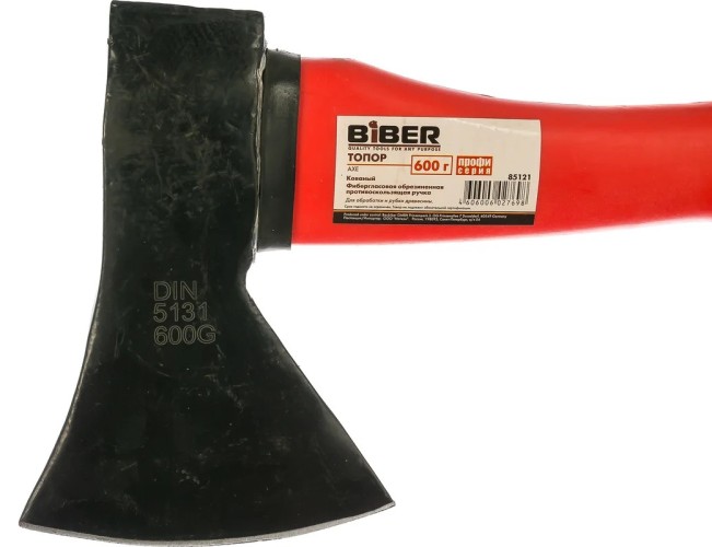 Топор Biber Премиум 85121 кованый 0,6кг тов-085215 - изображение 2