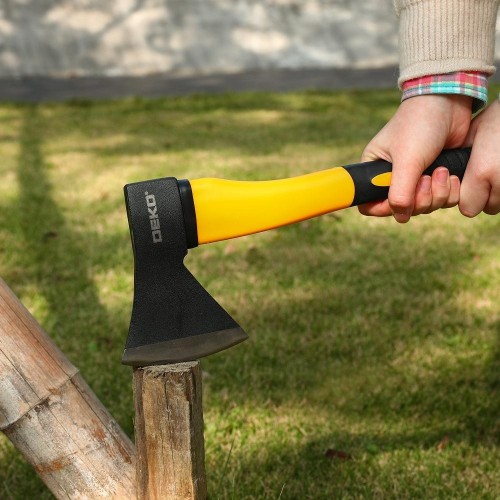 Топор DEKO DKFA600 с фиберглассовой рукоятью 600 г 065-0969 - изображение 5