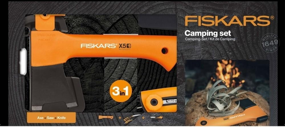 Топор FISKARS Camp_Set набор: x-series x5 set 1057912 1057912 - изображение 3