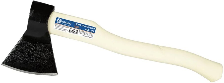 Топор Кобальт 906-654 МАСТЕР, плотницкий,  кованый, 1200г - изображение 3